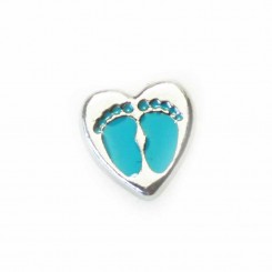 Blue Feet Heart